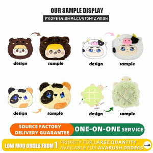 2025 Phụ Nữ Ví Ánh Sáng Rùa Mềm Thay Đổi Túi Mini Dây Kéo Dễ Thương Động Vật Sang Trọng Ví Tùy Chỉnh Đồng Xu Ví Túi Keychain - Product Image 5