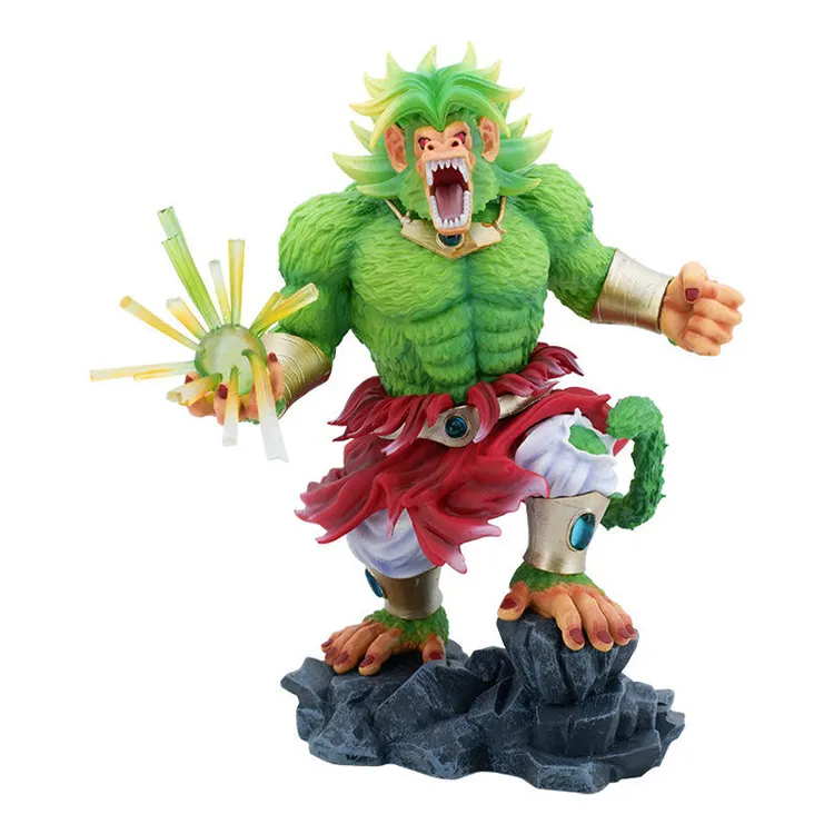 Maßge schneiderte ein Stück Super Saiyajin GK Great Ape Form Broly Statue Szene Box Action figuren Broly Action figur