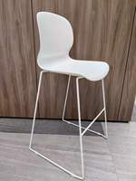 Tabourets de bar ergonomiques en métal, design moderne et minimaliste, non pliables, écologiques, pour salons, cafés, restaurants et salons de thé.