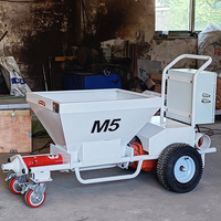 Machine de pulvérisation de revêtement ignifuge pour structures en acier, mortier anti-fissuration multifonctionnel, peinture à la pierre véritable, mastic