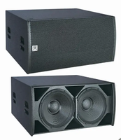 CVR Bass Bin Subwoofer Haut-parleur 18 pouces Dual Subwoofer Active Powerful Sound System