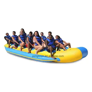 Juego de agua de diseño clásico para 12 personas, tubo de agua inflable para peces voladores