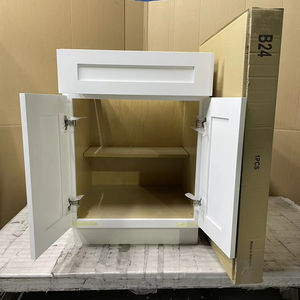 SANYANG Cabinetry, современный американский стиль, Белый шейкер RTA из цельного дерева, лакированный кухонный шкаф, поставщик, сделано во Вьетнаме - Product Image 3