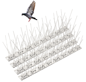 Répulsif avec 60 pointes d'oiseaux, 24-50cm, fausses pointes, pour chiens et oiseaux - Product Image 1