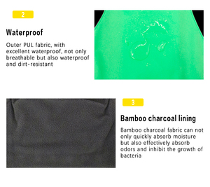 Compresas menstruales <span class=keywords><strong>reutilizables</strong></span>, ecológicas, al por mayor - Product Image 4