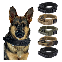 Laisse pour chien durable et respirante, taille moyenne à grande, avec poignée en néoprène, 1,5 m, personnalisable, en nylon réfléchissant, à bas prix