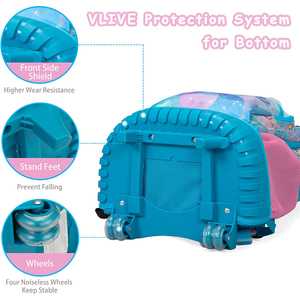 Mochilas Escolares con Ruedas Personalizadas al por Mayor, Juego 3 <span class=keywords><strong>en</strong></span> 1, Mochila Escolar con Ruedas con Personajes de Dibujos Animados para Niños - Product Image 5