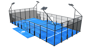 Canchas de tenis de Pádel de vidrio panorámico personalizadas de primera calidad Precios competitivos para césped artificial Proveedor superior - Product Image 2