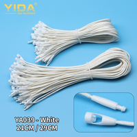 Cordon de fixation personnalisé pour étiquettes de vêtements, lanière, boucle pour photos de jouets, cordon de scellage pour étiquettes cirées, cordon ciré en plastique