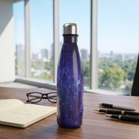 Gobelet isotherme en acier inoxydable à double paroi et à ouverture étroite, design éclaboussures de peinture, cadeau personnalisé, bouteille portable pour le camping en extérieur