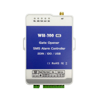 WAYHANG WH-300 4G GSM Moderno Abrepuertas de Garaje AC/DC 2A Interruptor de Relé Control por App/Llamada SMS Control Remoto de Energía Plástico 1 Año