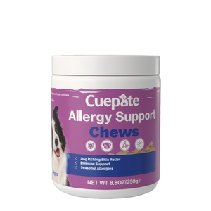 Allergie unterstützung Weiches Kauen für Hunde Katzen Verbesserte Haut gesundheit Juckende Haut linderung Fisch basierte Haustier-Wellness-Ernährung Truthahn floh - Product Image 1