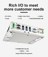 Ordinateur industriel OEM/ODM 3*LAN 6*USB PC embarqué sans ventilateur 2*port COM Edge Computing PC industriel IPC-Y6