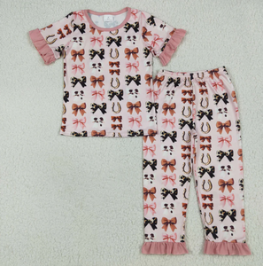 Wholesale Summer Dresses <strong>St</strong>-<strong>Patricks</strong>-<strong>Day</strong> Four-Leaf Clover Prints Girls <strong>Outfit</strong> Set - Product Image 3