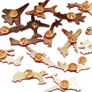 Tendencia personalizada insignia de aviación luchador metal avión broche helicóptero esmalte pin caso - Product Image 6