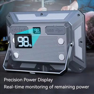 Lampe de travail portable rechargeable à LED haute puissance, étanche, lumière de recherche, émission blanc froid, pour extérieur et urgence - Product Image 4