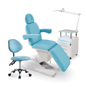 HICOMED-Silla personalizable para terapia corporal, silla de masaje <span class=keywords><strong>facial</strong></span> con motor eléctrico 3/4, color azul cielo, cama de belleza <span class=keywords><strong>facial</strong></span>, mesa de masaje - Product Image 1