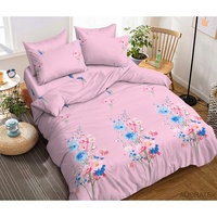 Imprimé personnalisé 100% polyester respirant Queen King Size sur le marché africain ensemble de literie en gros