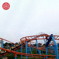 Équipement de parc d'attractions, montagnes russes à 16 places, montagnes russes familiales, mini-montagnes russes à vendre