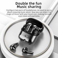 Auriculares TWS Dobles con Batería de Larga Duración, Dos Pares y Pantalla Digital DX16, Auriculares para Juegos
