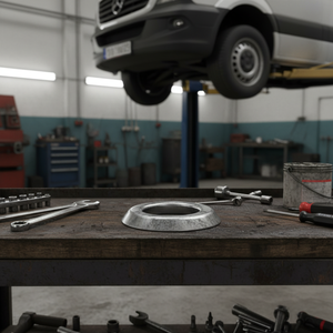 VW Mercedes-Benz 95-06ฝาครอบป้องกัน2D0521339สปรินเตอร์สำหรับเพลาข้อต่อแบริ่งกลางทำในตุรกี (2000-2016) - Product Image 3
