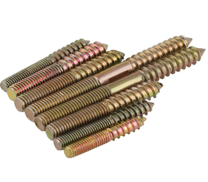 6Mm 8Mm Mạ Kẽm Đôi Ren Kết Thúc Đầu Vít Gỗ Tự Khai Thác Vít Kết Nối Đồ Nội Thất Fastener Sofa Bu Lông - Product Image 1