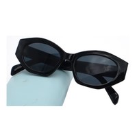 Lunettes de soleil de luxe pour femmes, nouvelle collection 2024, avec logo personnalisé, qualité supérieure, design tendance, protection UV, forme hexagonale