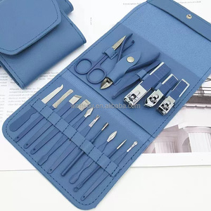 Kit de pédicure professionnel 16 pièces, acier inoxydable de haute qualité, coupe-ongles et ciseaux pour ongles des pieds, étui de voyage, ensemble de manucure et pédicure - Product Image 6