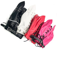 Capot de chiens BDSM, accessoire en Faux cuir, pour jeux érotiques débutants, fêtes sexuelles, jeux pour adultes