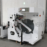 Rouleau de papier d'aluminium en plastique de film SAC-350A/B pour rouler la machine de rebobinage