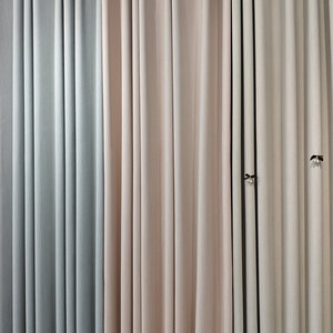 Rideaux occultants en lin <span class=keywords><strong>et</strong></span> coton double face pour salon <span class=keywords><strong>et</strong></span> chambre à coucher - Product Image 1