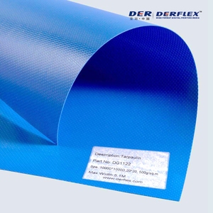 Tissu stratifié par fonte chaude de PVC de bâche de PVC pour le mien et le <span class=keywords><strong>tunnel</strong></span> - Product Image 3