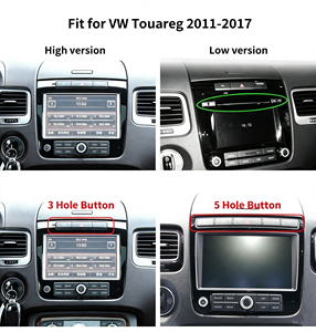 Autoradio Android 13 de 8,8 pouces avec GPS, CarPlay sans fil et Android Auto pour VW <span class=keywords><strong>Volkswagen</strong></span> Touareg 2011-2017 - Product Image 2