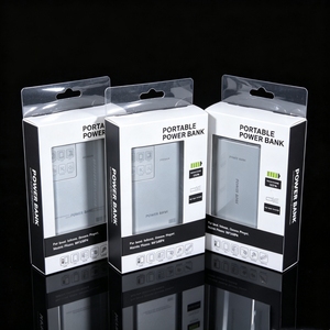 Window PVC Rectangular Packaging <b>Box</b> Custom Power Bank PVC Folding <b>Box</b> for Phone Case <b>Display</b> Packaging 0.3-0.5mm Thickness - Product Image 6