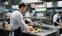 Nuevo Teclado Inalámbrico KDS Bumpbar 2026 para Cocina, Teclas Totalmente Programables, 2.4GHz, Resistente al Aceite, al Polvo y al Agua