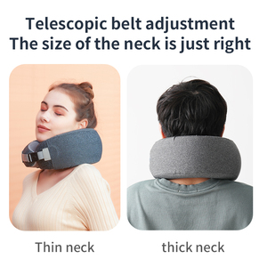 Masseur de cou électrique portable en forme de O, avec pétrissage Shiatsu, vibrations, chaleur et compresse chaude, pour soulager la douleur, idéal pour la maison, le bureau et les voyages - Product Image 5