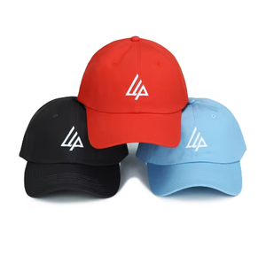 OEM Luxury 6 Panel <b>Black</b> Blank Cotton Unstructured Baseball Dad Hats <b>Caps</b> Sports Plain With Custom Embroidery Logo for <b>Man</b> Women - Product Image 1