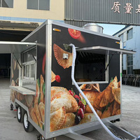 Camions de restauration et remorques alimentaires en tôle galvanisée certifiés EPR, DOT, FMVSS pour la publicité