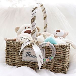 Organic Cotton Baby Girl Toy Gifts Blanket for New Mom Pregnant Women Newborn Baby Show Gift Set Custom Baby Toy Gift <b>Present</b> - Product Image 4