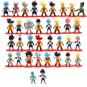 <span class=keywords><strong>Goku</strong></span> e compagni Figure giocattolo: Action Figure da collezione di decorazioni per la casa ispirate agli Anime per gli appassionati di Design stilizzato con dettagli vivaci - Product Image 1