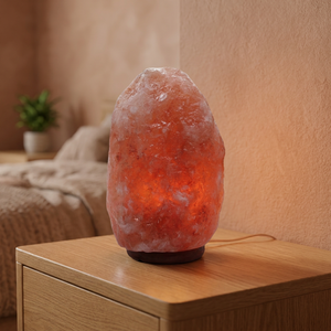 Lámpara de sal rosa del Himalaya pura OEM, hecha a mano, tallada a mano, original, lámparas de sal naturales artesanales del Himalaya - Product Image 1