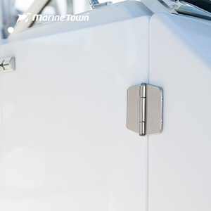 Bisagras mariposa de acero inoxidable pulido con protección marina antioxidante - Product Image 3