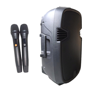 Plastic Rechargeable Professional 250W 2-Way PA Speaker System 15" Loud Party Speakers BT TWS Audio With Microphone Set Professi - Product Image 6