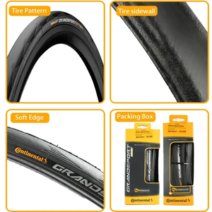 <span class=keywords><strong>Pneu</strong></span> de vélo de route Ultra Sport III 700x23/25/28c noir pliable PureGrip 3 perles filaires et pliables pour BMX matériau en caoutchouc - Product Image 3