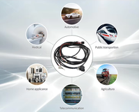 Kabel Harness Rem Mobil Berkualitas Tinggi Buatan Pabrik, Konektor Adaptor Inti Tembaga E00252 untuk Lampu Rem Terpasang Tinggi