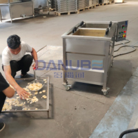 Hoge kwaliteit bananen-cassave frituurlijn, bananen-cassave snij- en frituurmachine