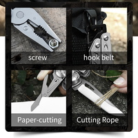 Verrou de sécurité à combinaison Portable professionnel poignée antidérapante Camping en plein air pince multi-outils pliable