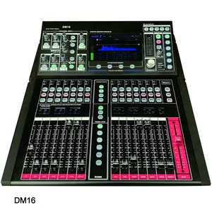 16 kanal dijital mikser DM16 profesyonel ses ses ekipmanı dokunmatik ekran desteği Dante