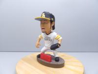 Özel Reçine Beyzbol Oyuncusu Bobble Head SoftBank Hawks Spor Figürü Araba Gösterge Paneli Süsü Hediye