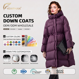 OEM Service Longline <strong>Puffer</strong> Coat for Women Essential Winter Wardrobe Down <strong>Jacket</strong> Classic - Product Image 1